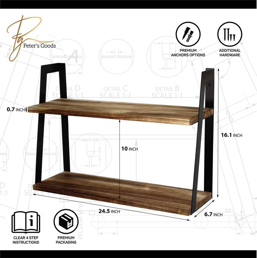 Floating Book shelves