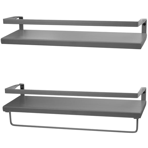 Modern Grey Shelves