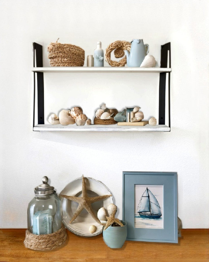 Embrace the Ocean Breeze: Using Floating Shelves for Stunning Coastal Décor