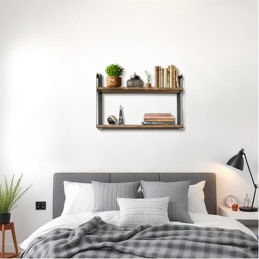 Transform Your Bedroom with Creative Storage Solutions: The Magic of Floating Wall Shelves