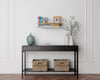 Peter's Goods Modern Brass Floating Shelves with Guard Rail for your living room