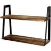 Modern Rustic Wall Shelves | Brown Wood Floating Shelves